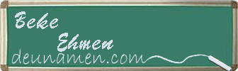 Beke Ehmen Visitenkarte